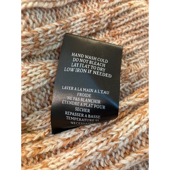 BlankNYC Soft Crew Neck Rib Knit Pullover Sweater Sz Medium Toffee Heather NWT - Picture 8 of 8